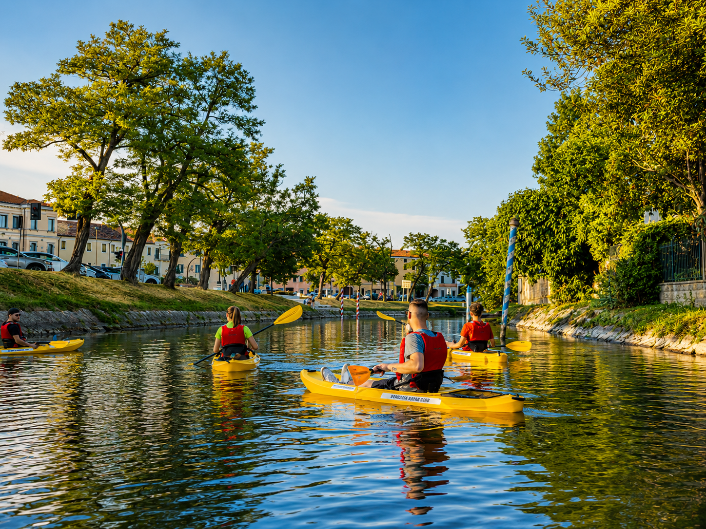 Kayak sulla Riviera del Brenta tra Ville Venete vicino Villa Venezia