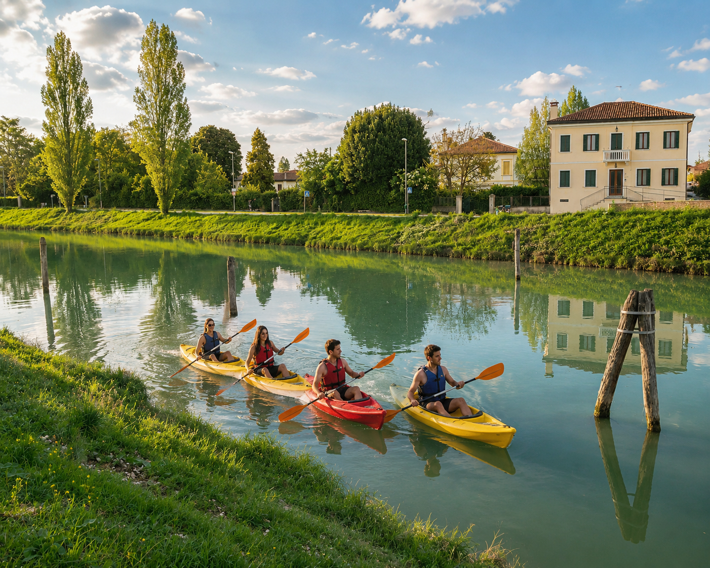 Escursione in kayak tra le Ville Venete sulla Riviera del Brenta